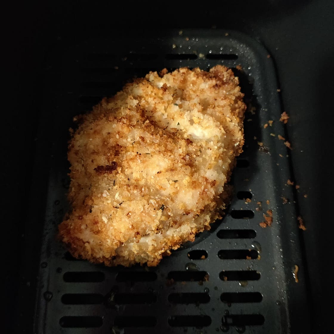 Air Fryer Parmesan Crusted Chicken