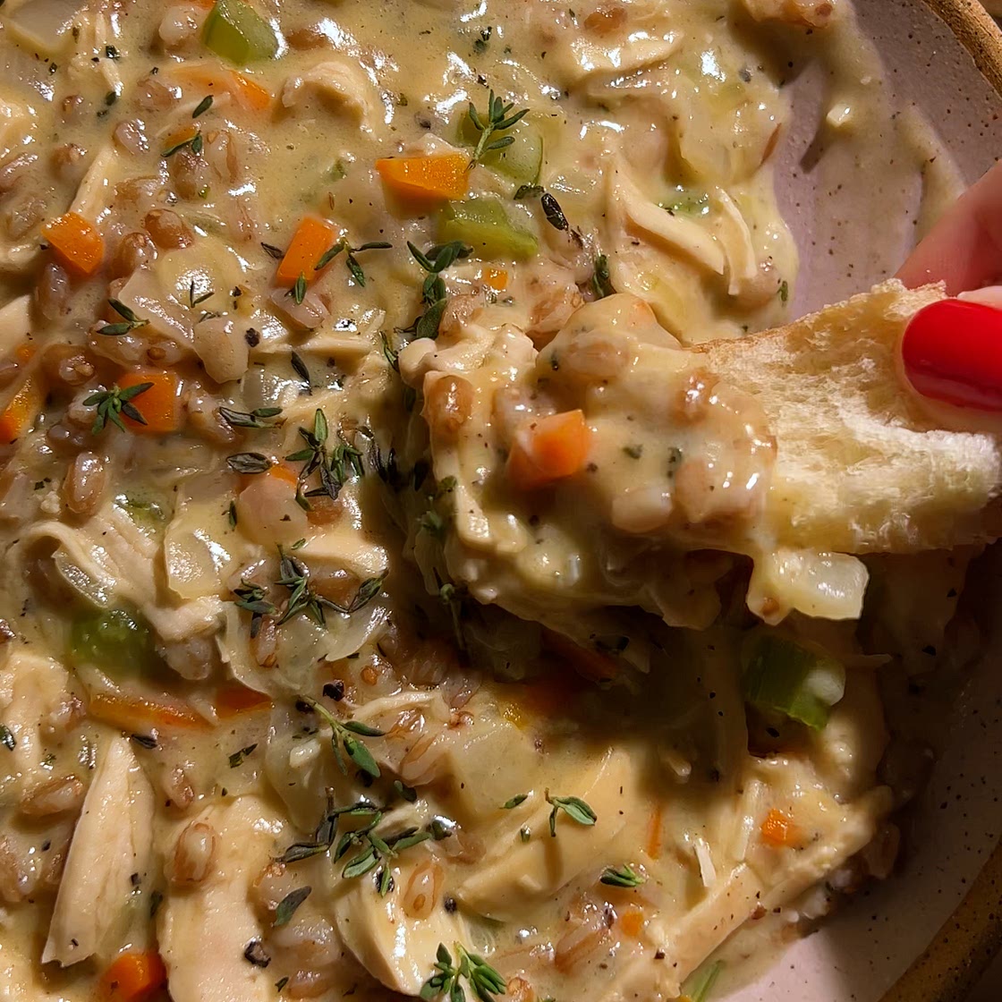 Chicken and Farro Soup