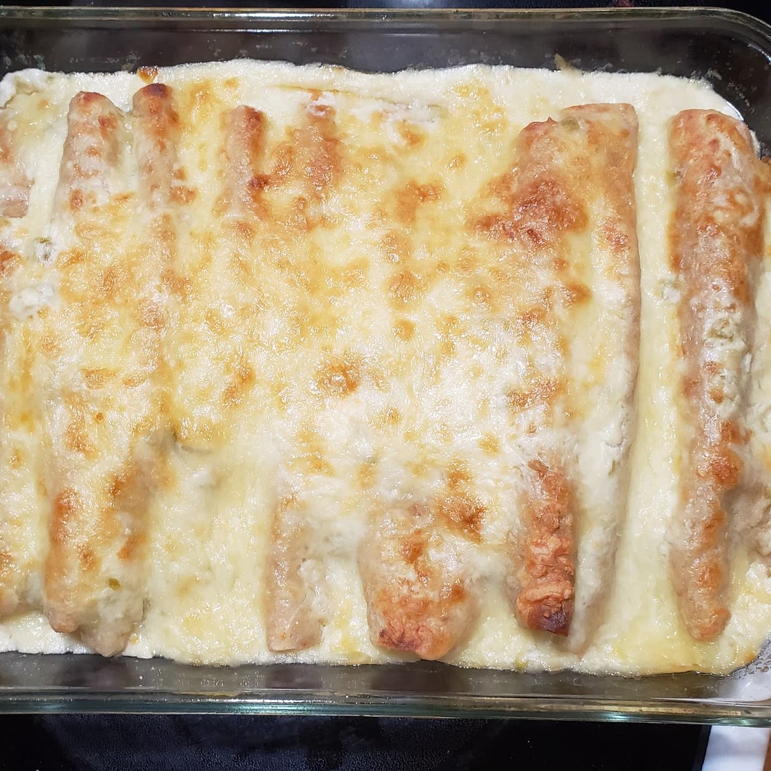 White Chicken Enchiladas