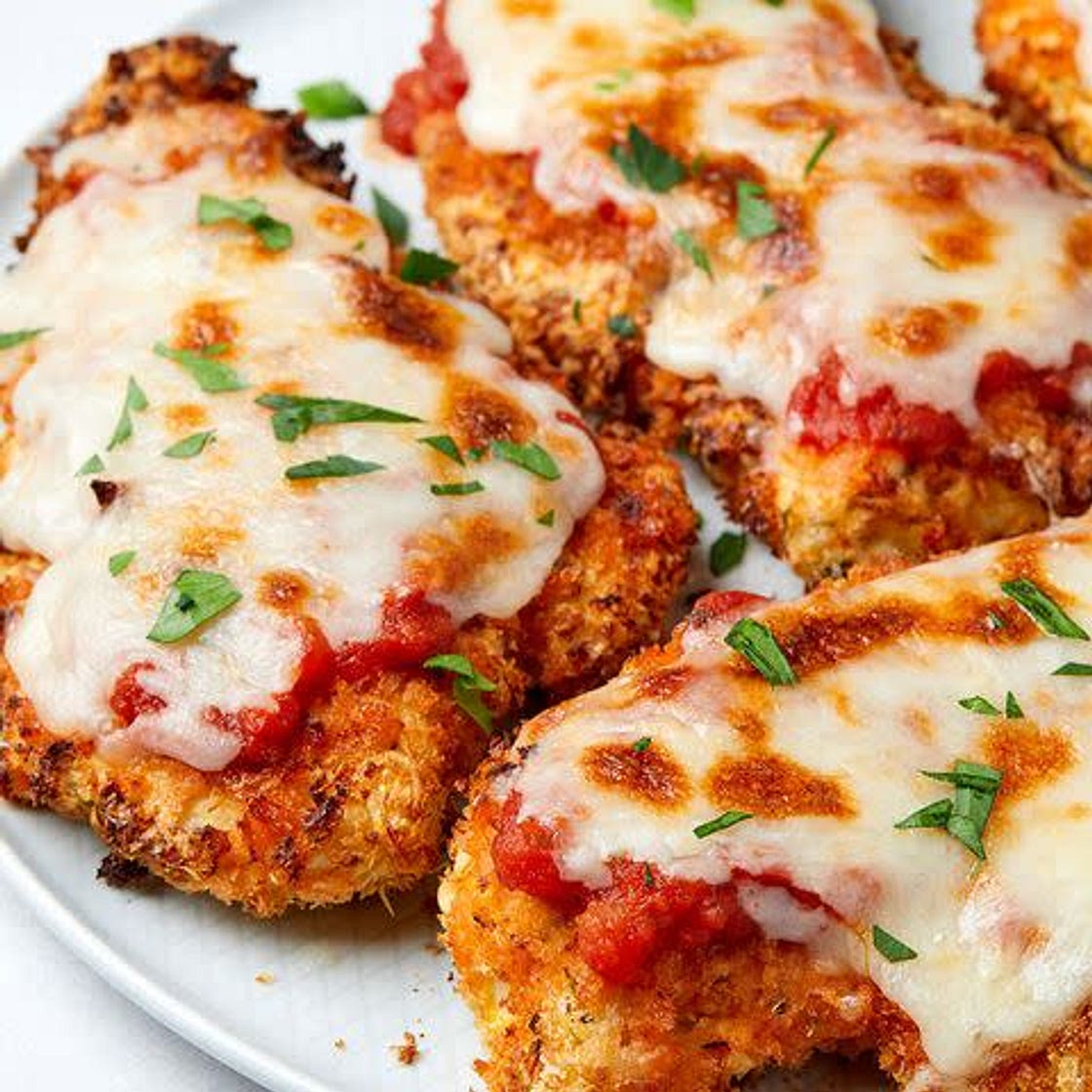 Easy Airfryer Chicken Parmigana
