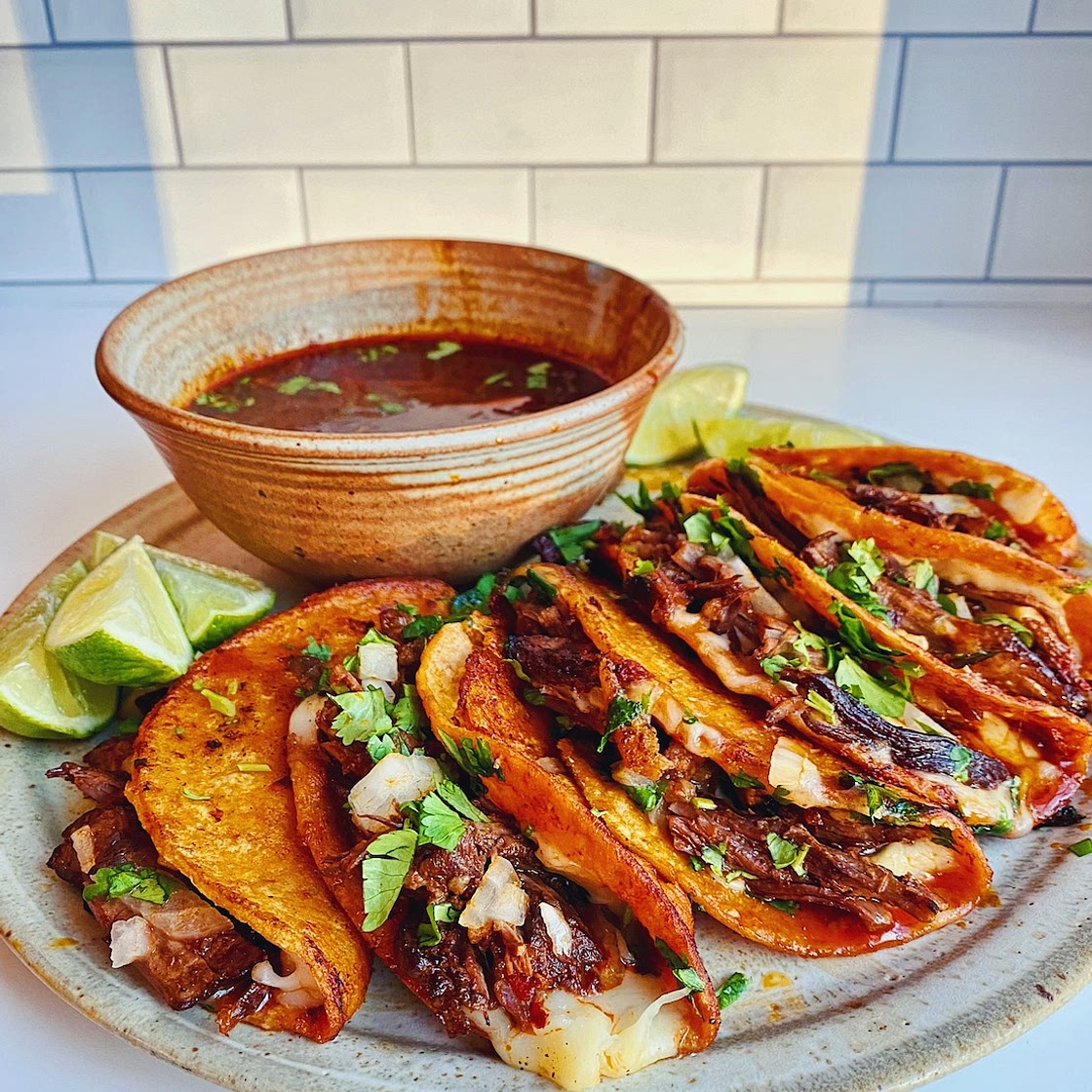 Short-Rib Birria Tacos