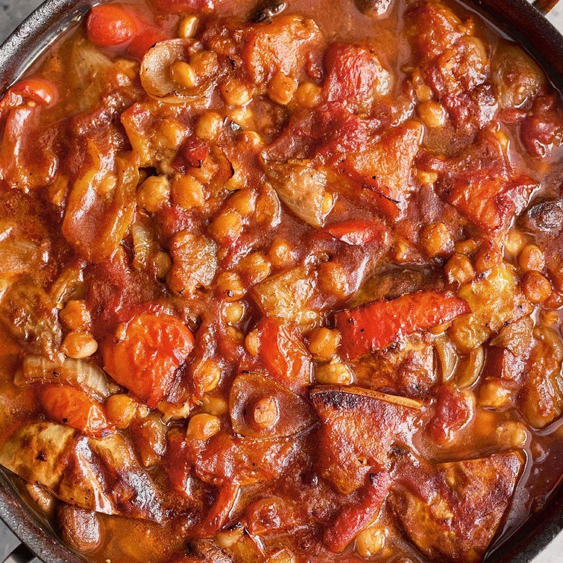 Chickpea & squash casserole