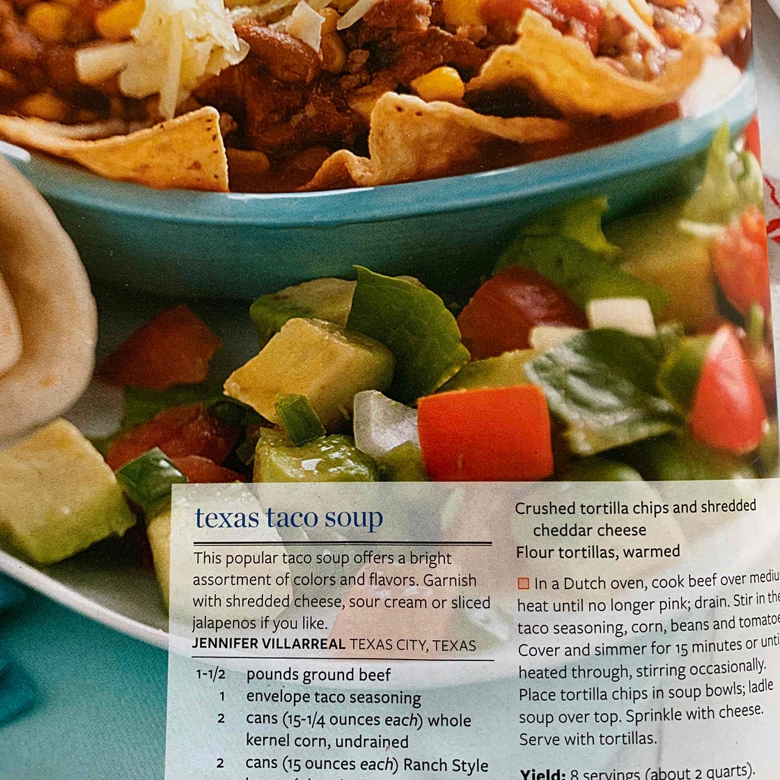 Texas Taco Soup