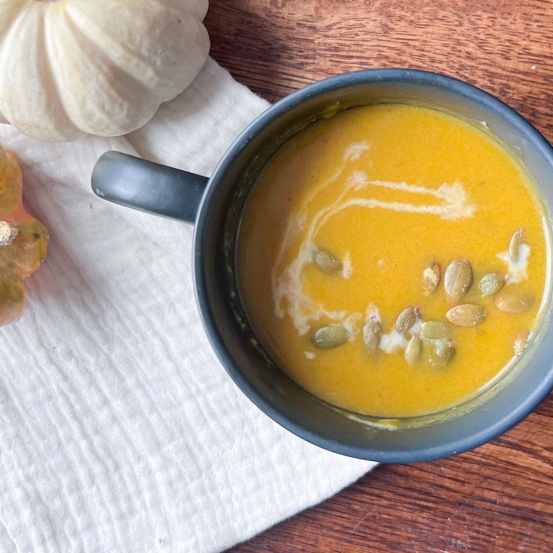 Apple Buttercup Squash Soup - Instant Pot Recipe
