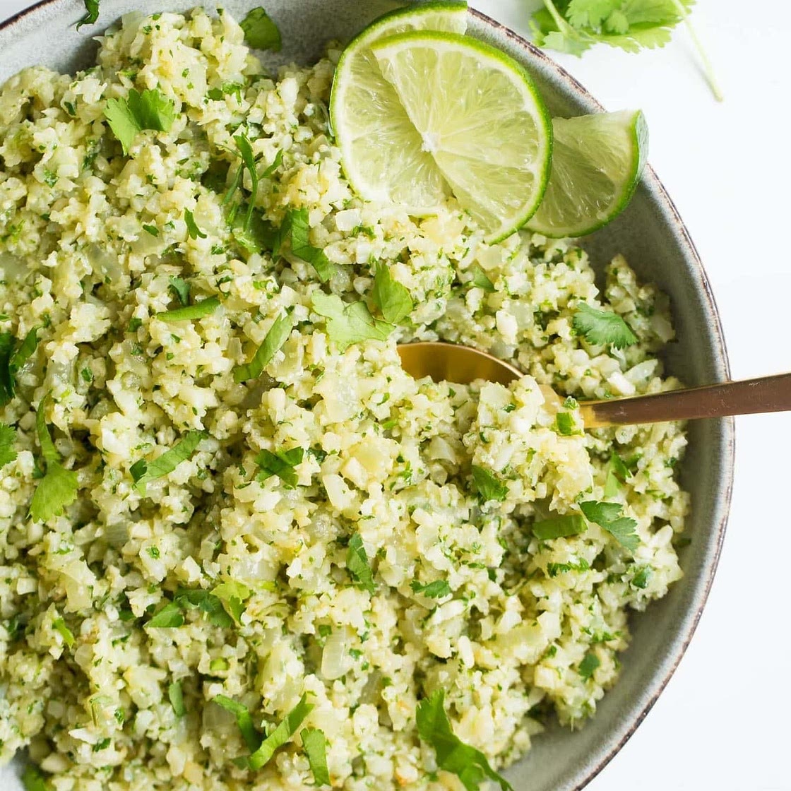 Cilantro Lime Cauliflower Rice⁣ 