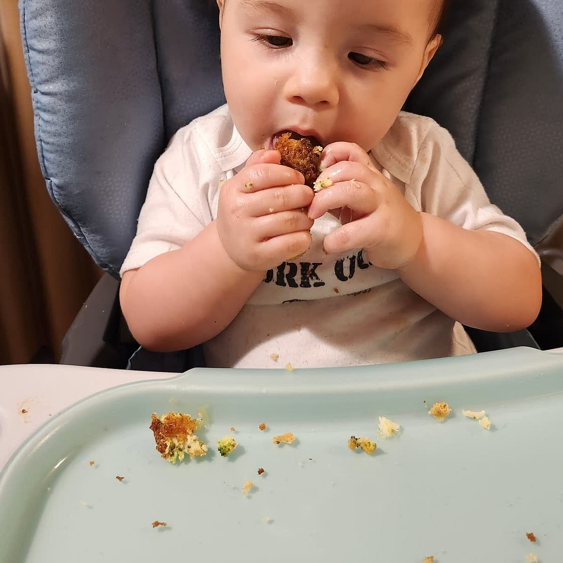 Broccoli, Chicken & Potato Bites | Baby Led Weaning | Annabel Karmel