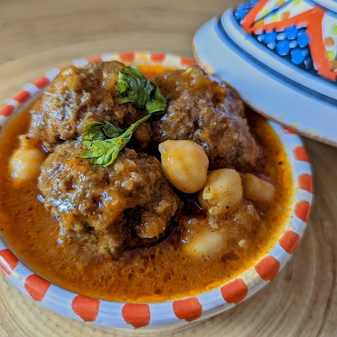 Mtewem - Algerian Garlic Meatballs