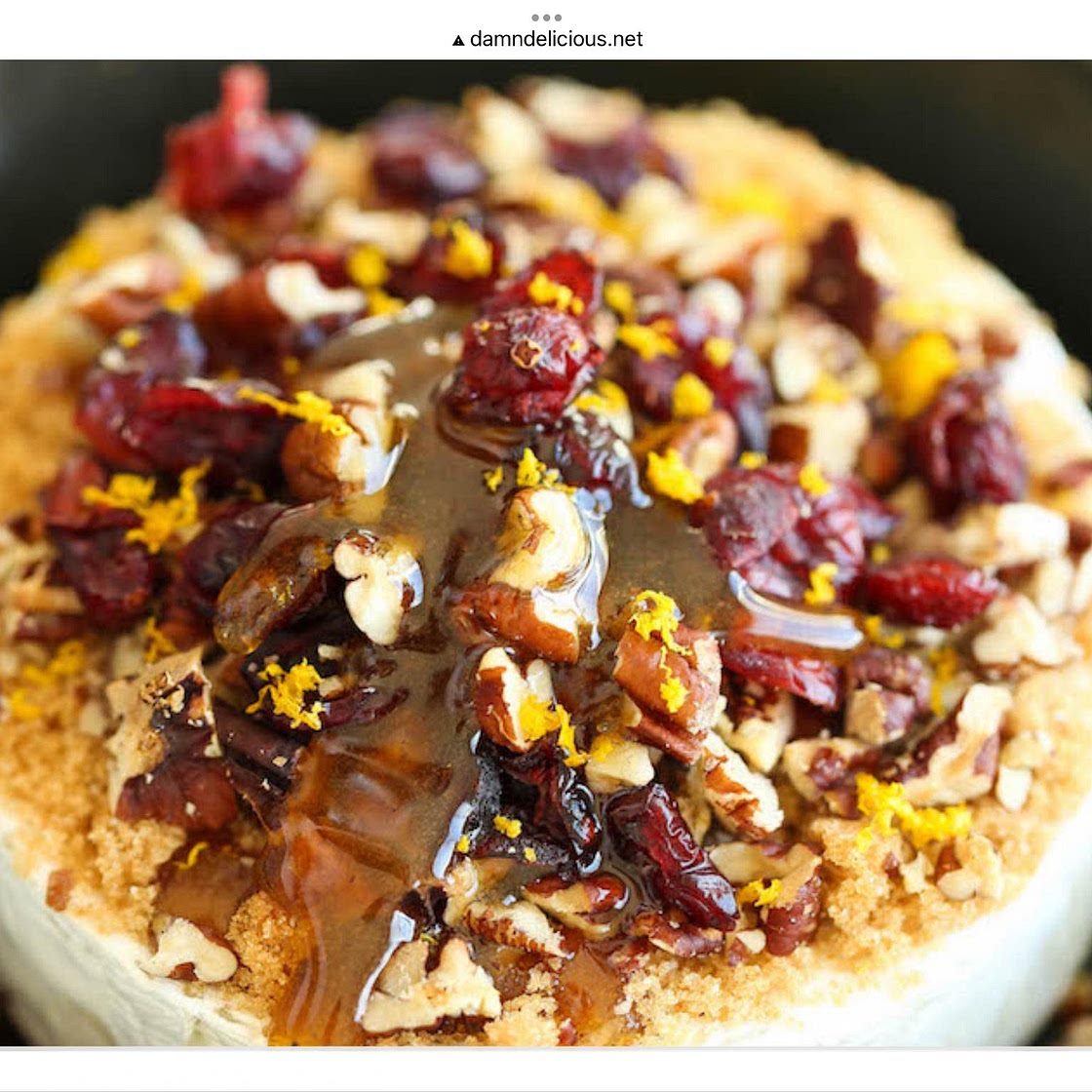 Cranberry Pecan Baked Brie