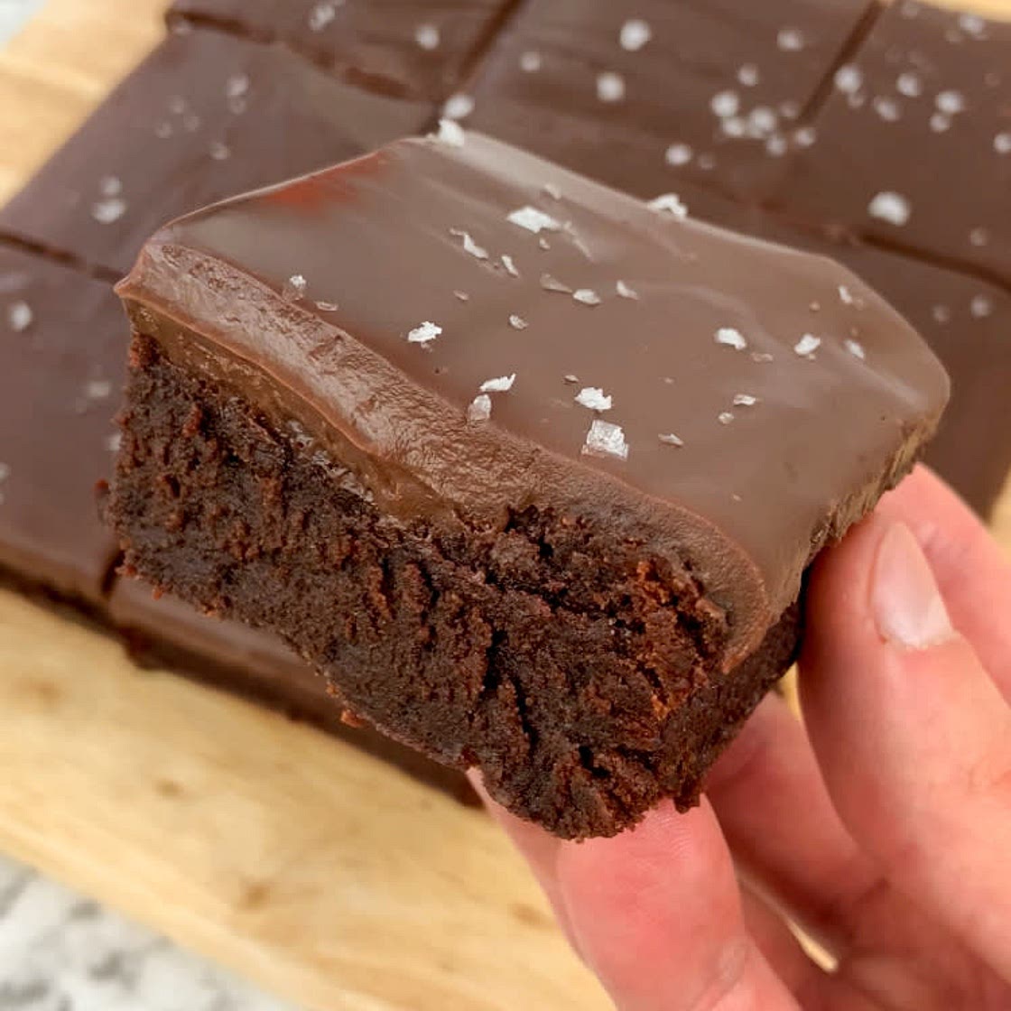 CHOCOLATE GANACHE BROWNIES