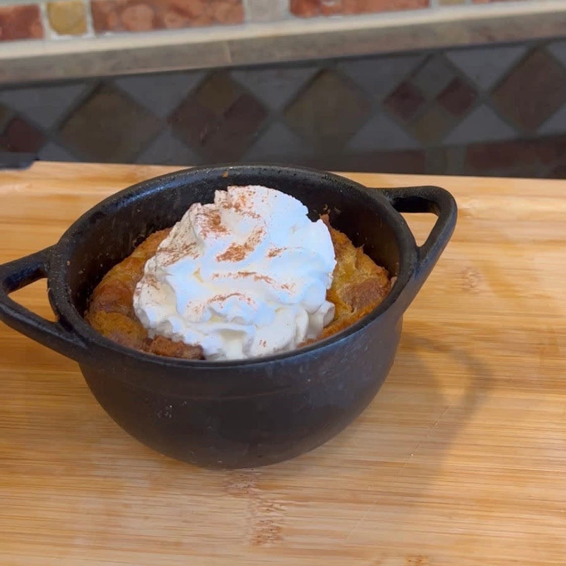 Pumpkin Cider Donut Pudding