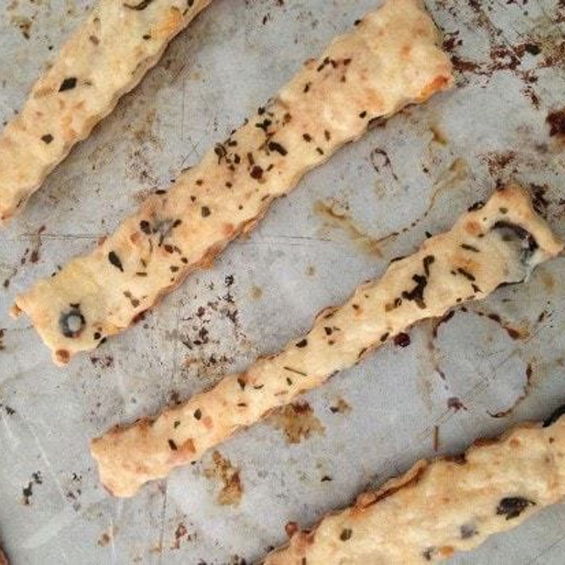 Feta Olive Cheese Straws