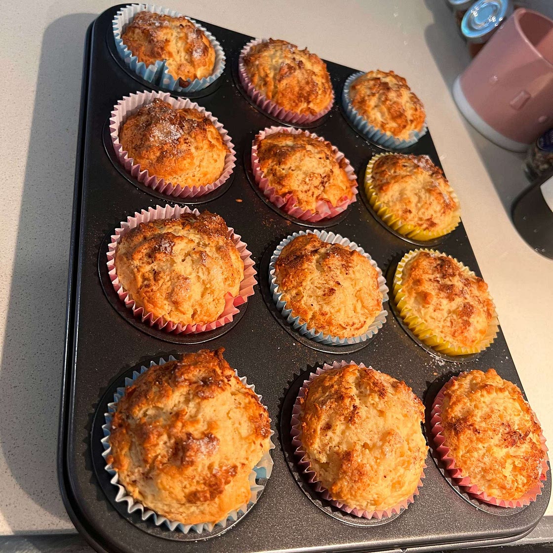 Invisible Apple Muffins Recipe | Lunch Box Snack