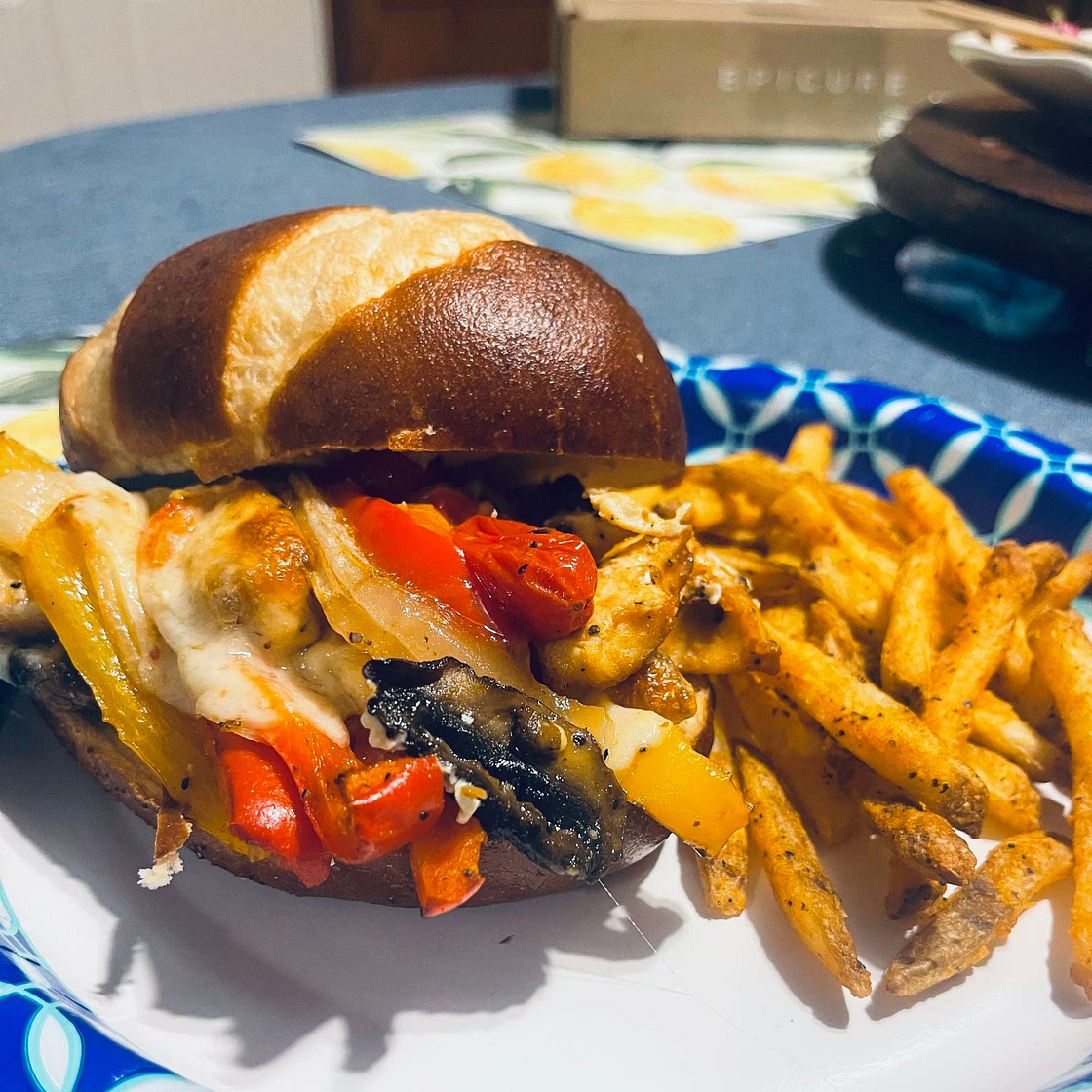 Philly-Style Chicken Cheesesteaks