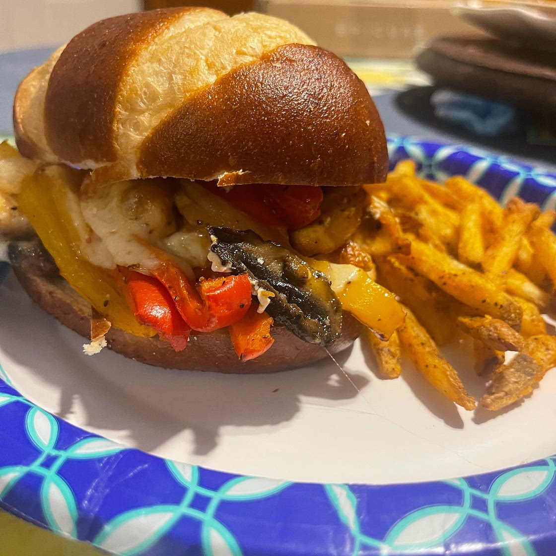 Philly-Style Chicken Cheesesteaks