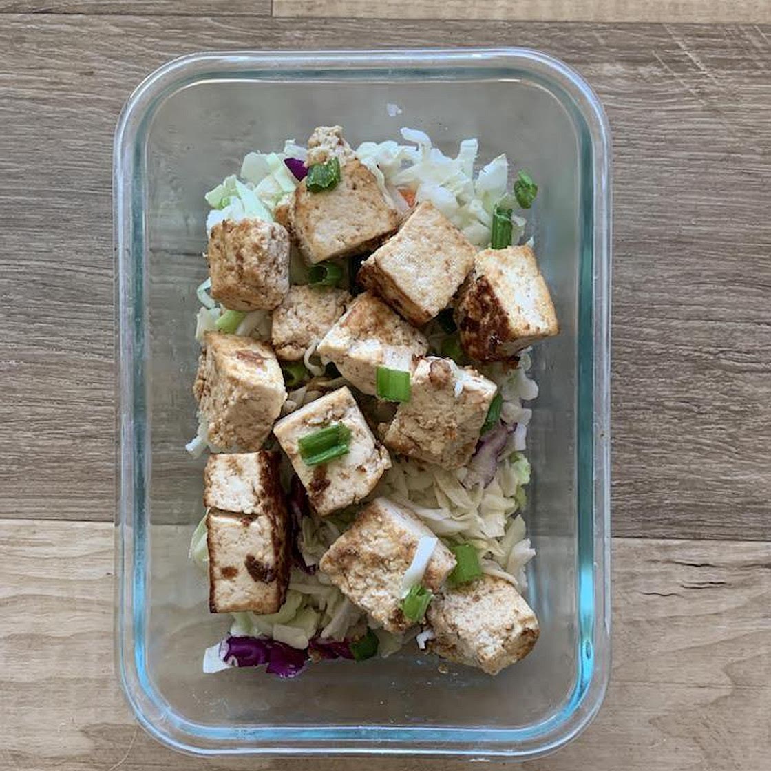 Thai Peanut Tofu Salad