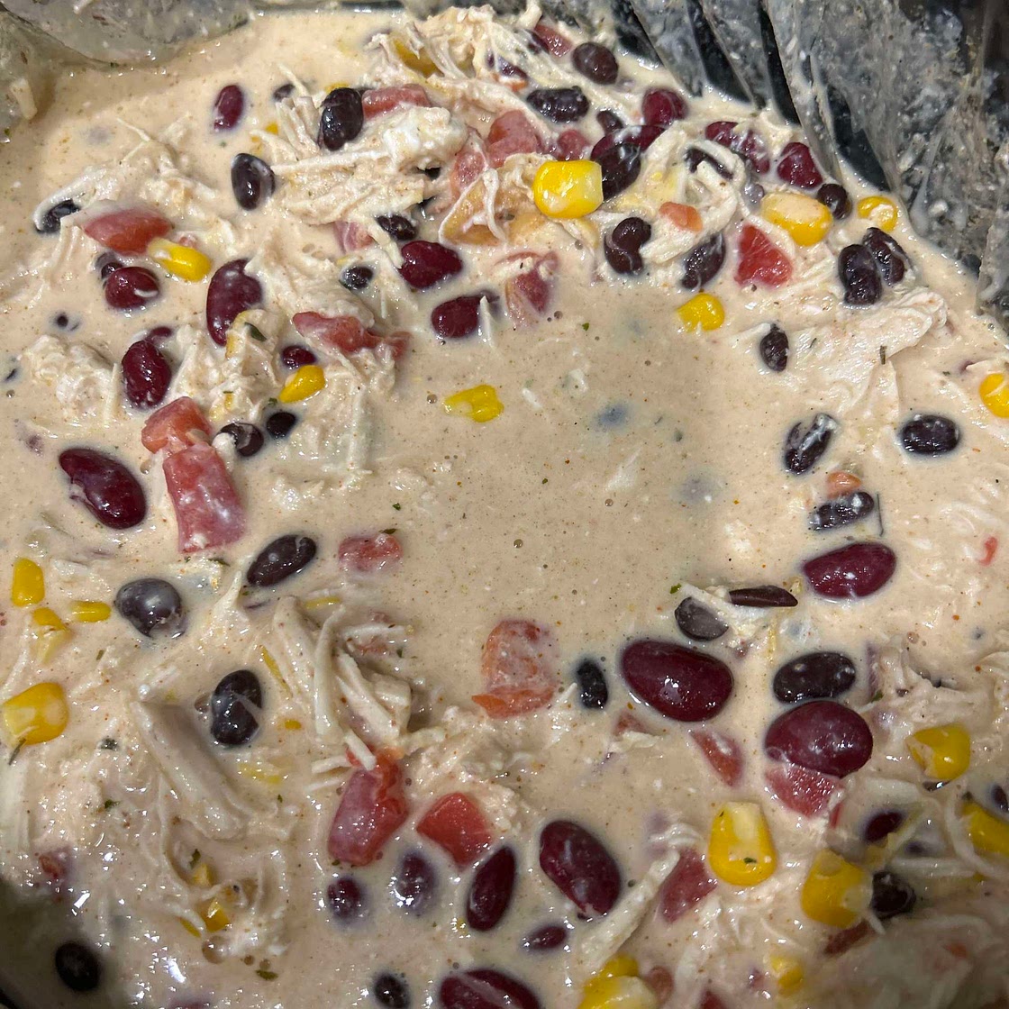 Cream Cheese Chicken Chili