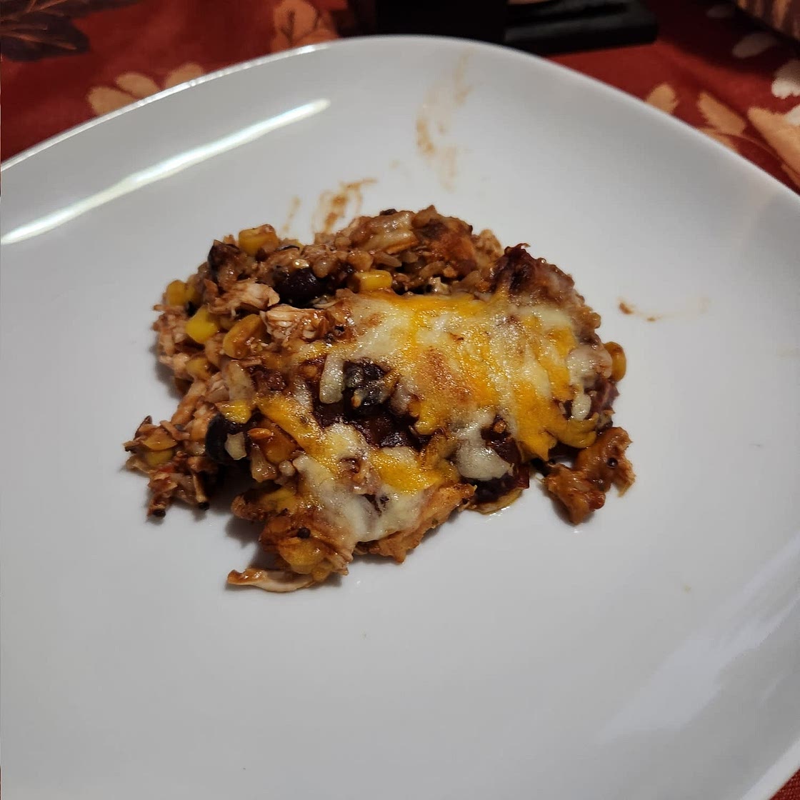 BBQ Chicken Quinoa Casserole