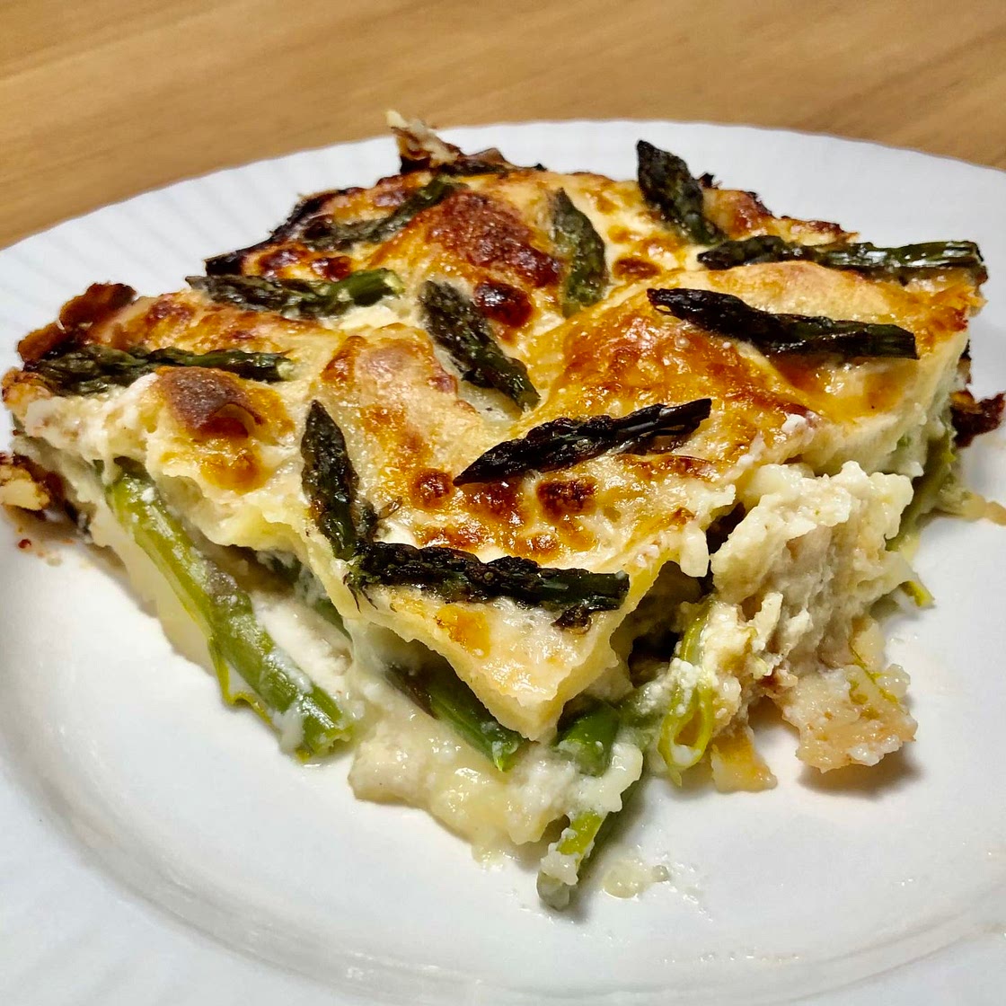 42. Asparagus Lasagna