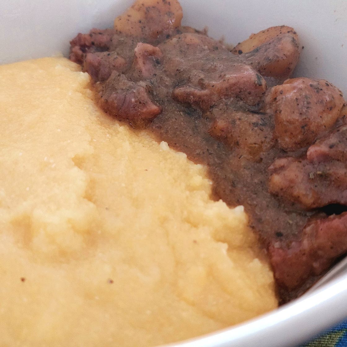 Pork cheeks beer stew