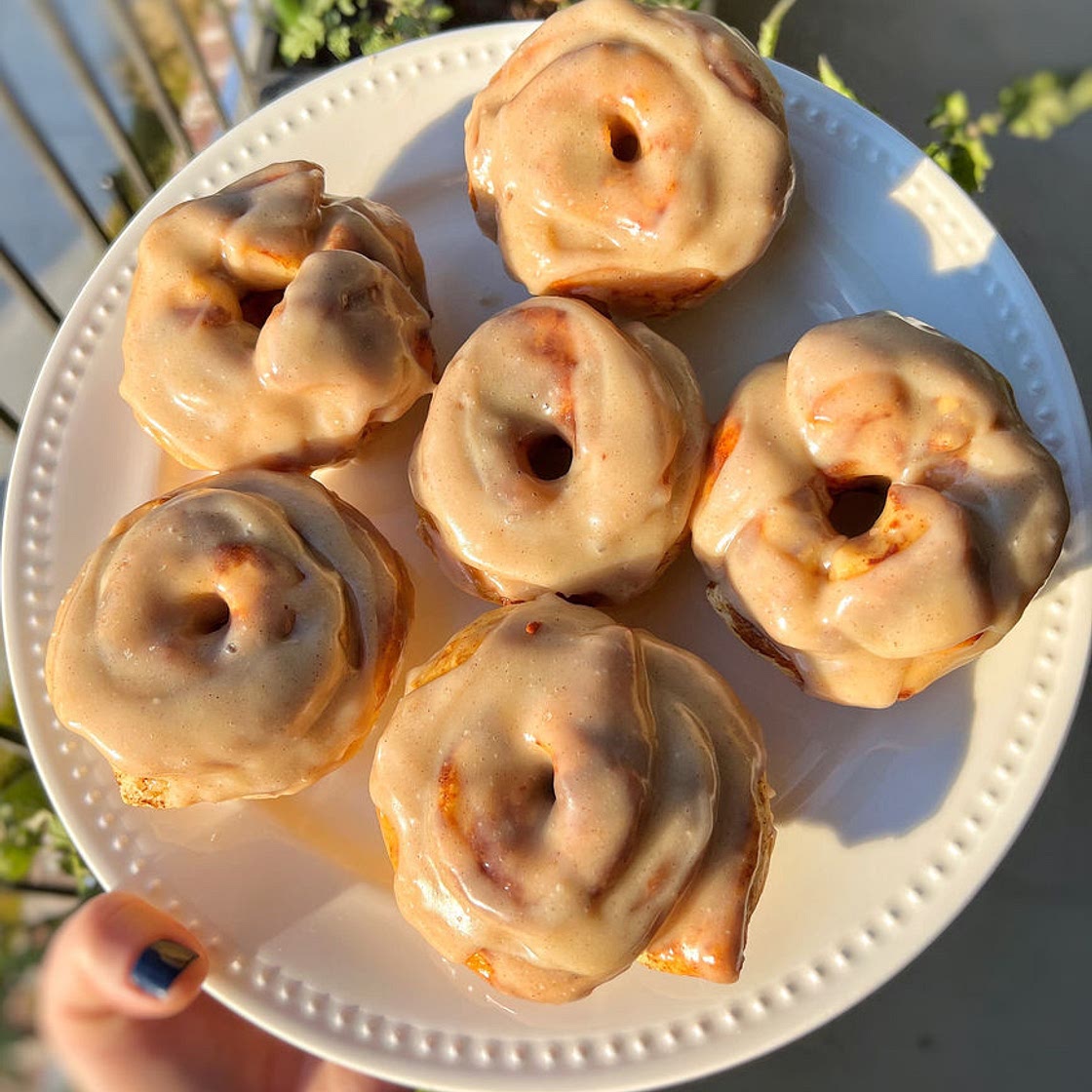 Cinnamon Roll Donuts