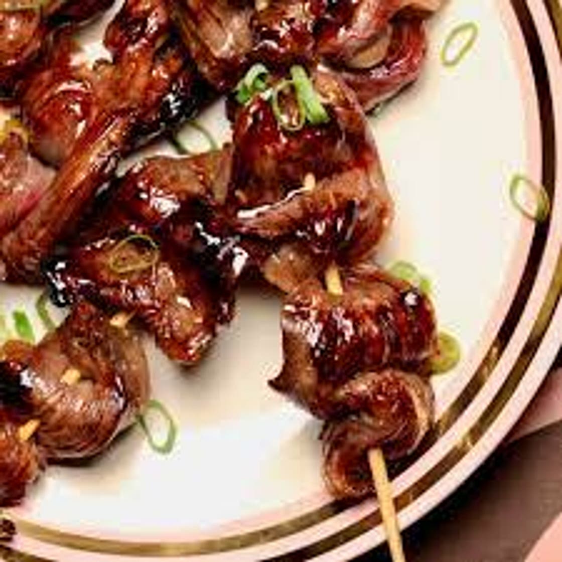 Hawaiian Beef Teriyaki Kebabs with Pineapple