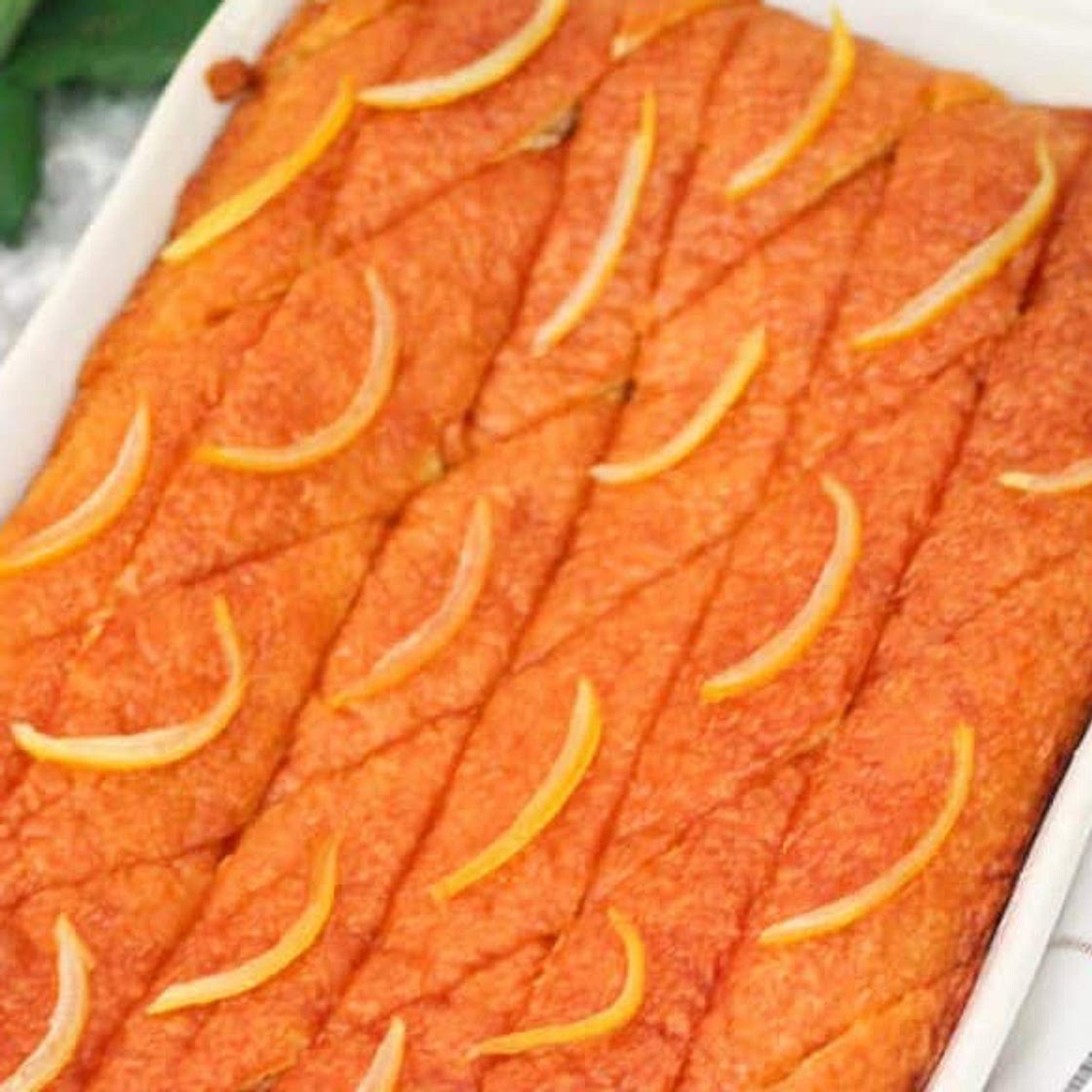 Albanian Revani Cake