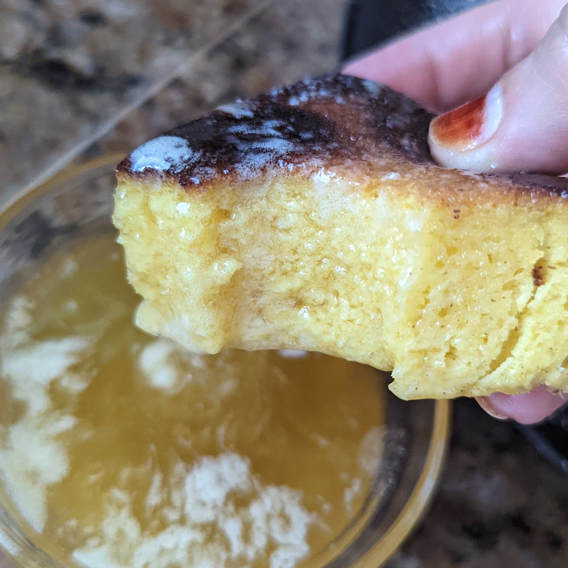 The Fluffiest Algerian Pancakes - Mchewcha مشوشة  with Honey Butter Sauce 🤤