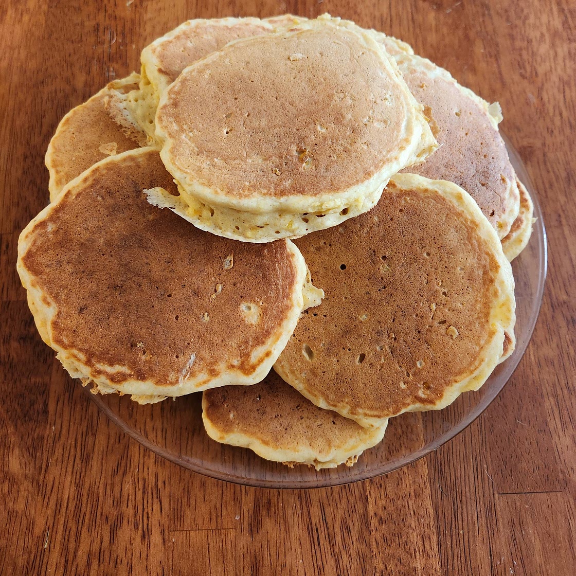 Creamed Corn Pancakes