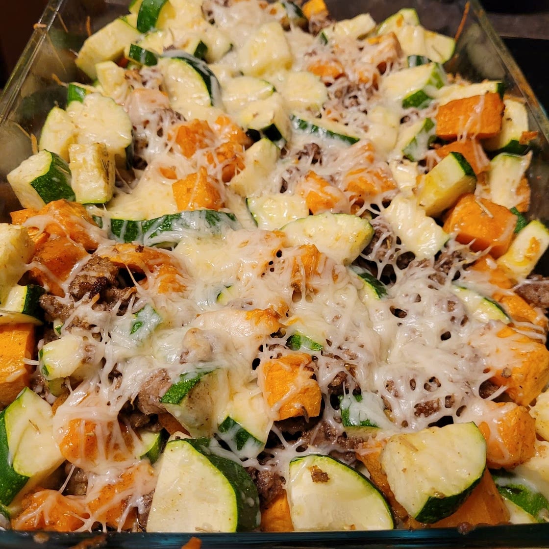 Ground Turkey Sweet Potato Bake