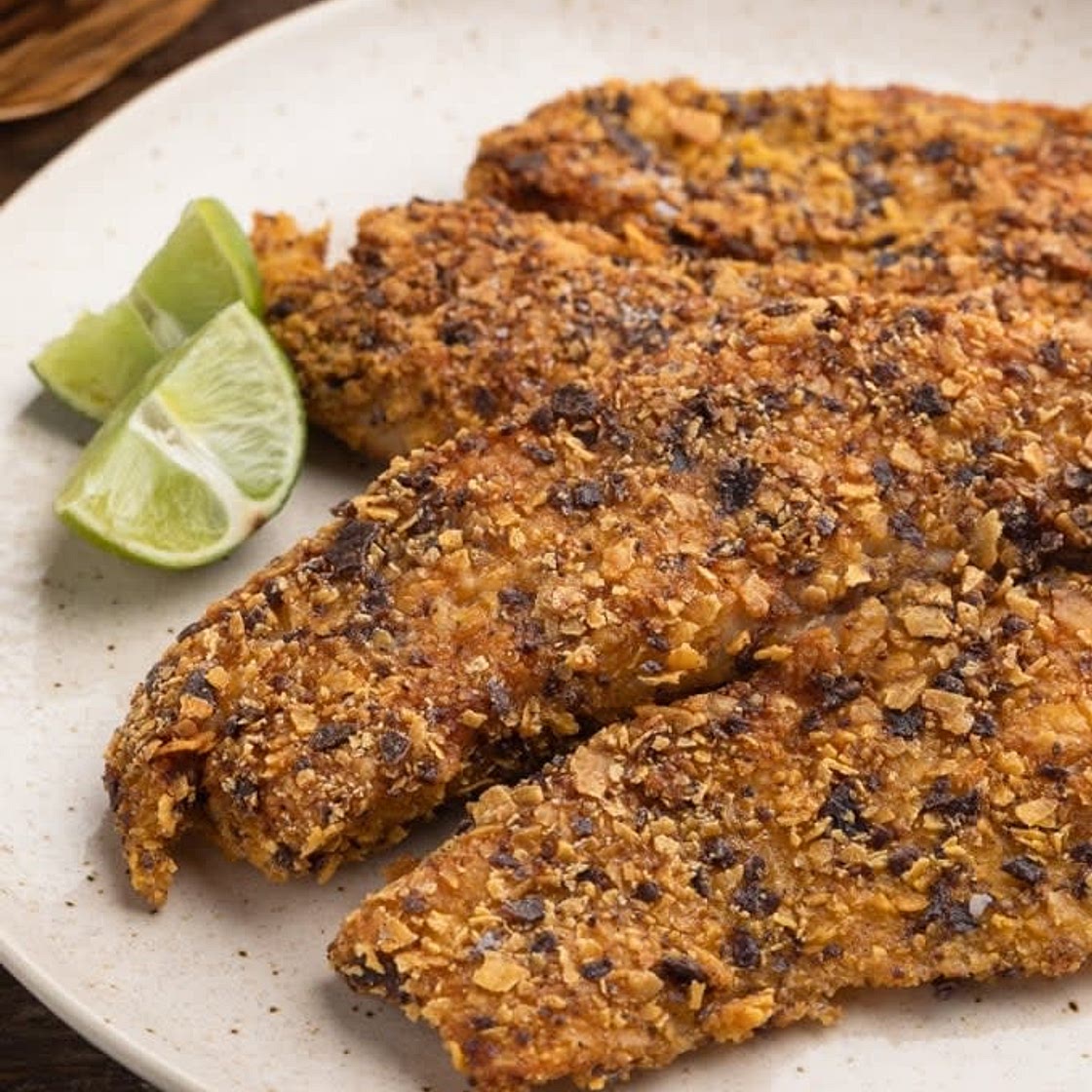 Tortilla Crusted Tilapia