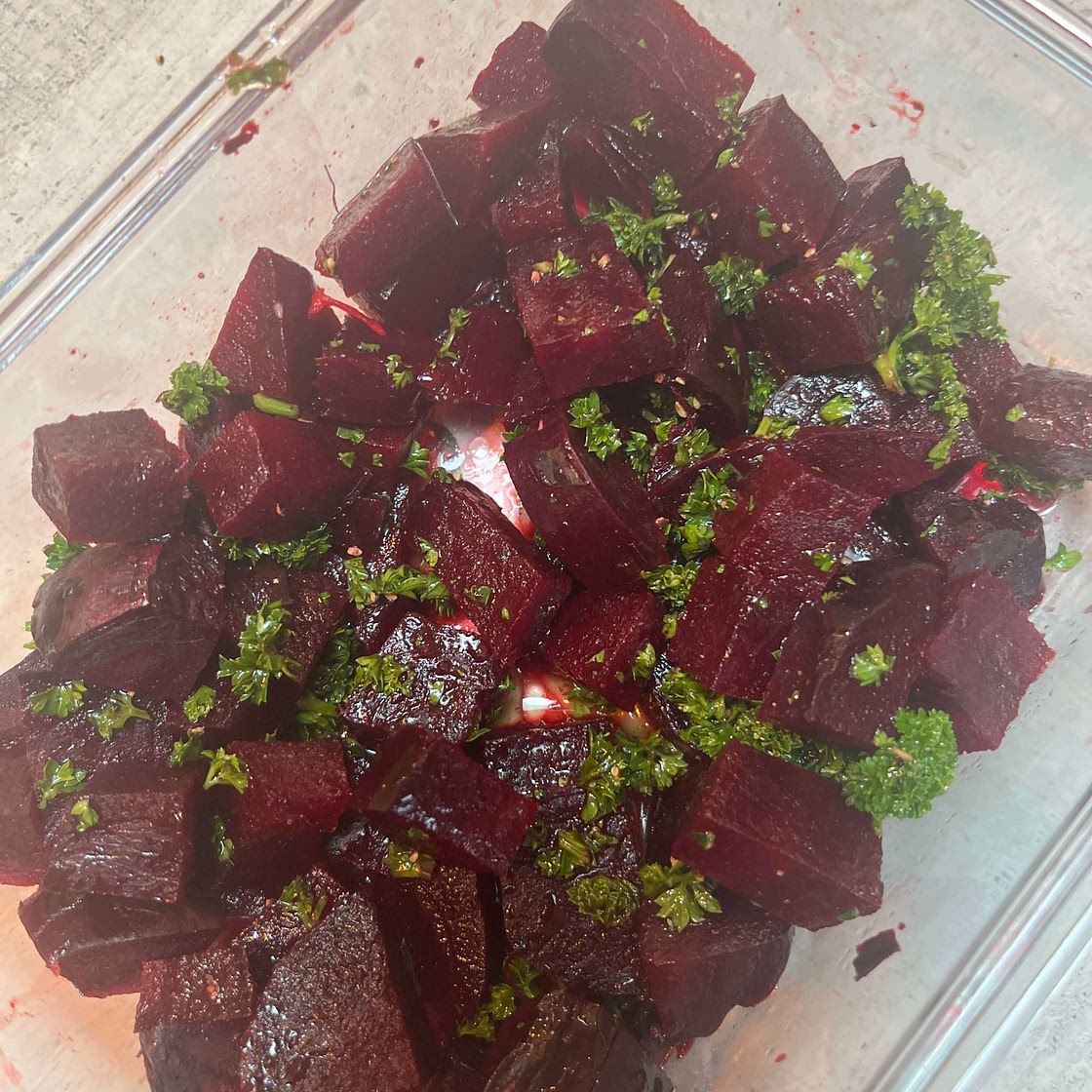 Easy beet salad
