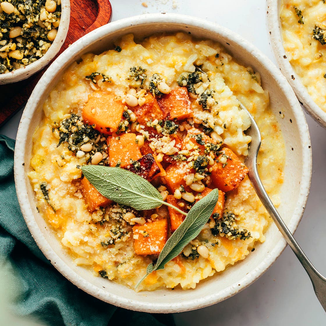 Creamy Vegan Butternut Squash Risotto (Instant Pot Friendly!)