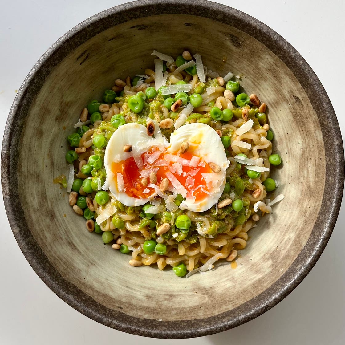 Pea Pesto Ramen