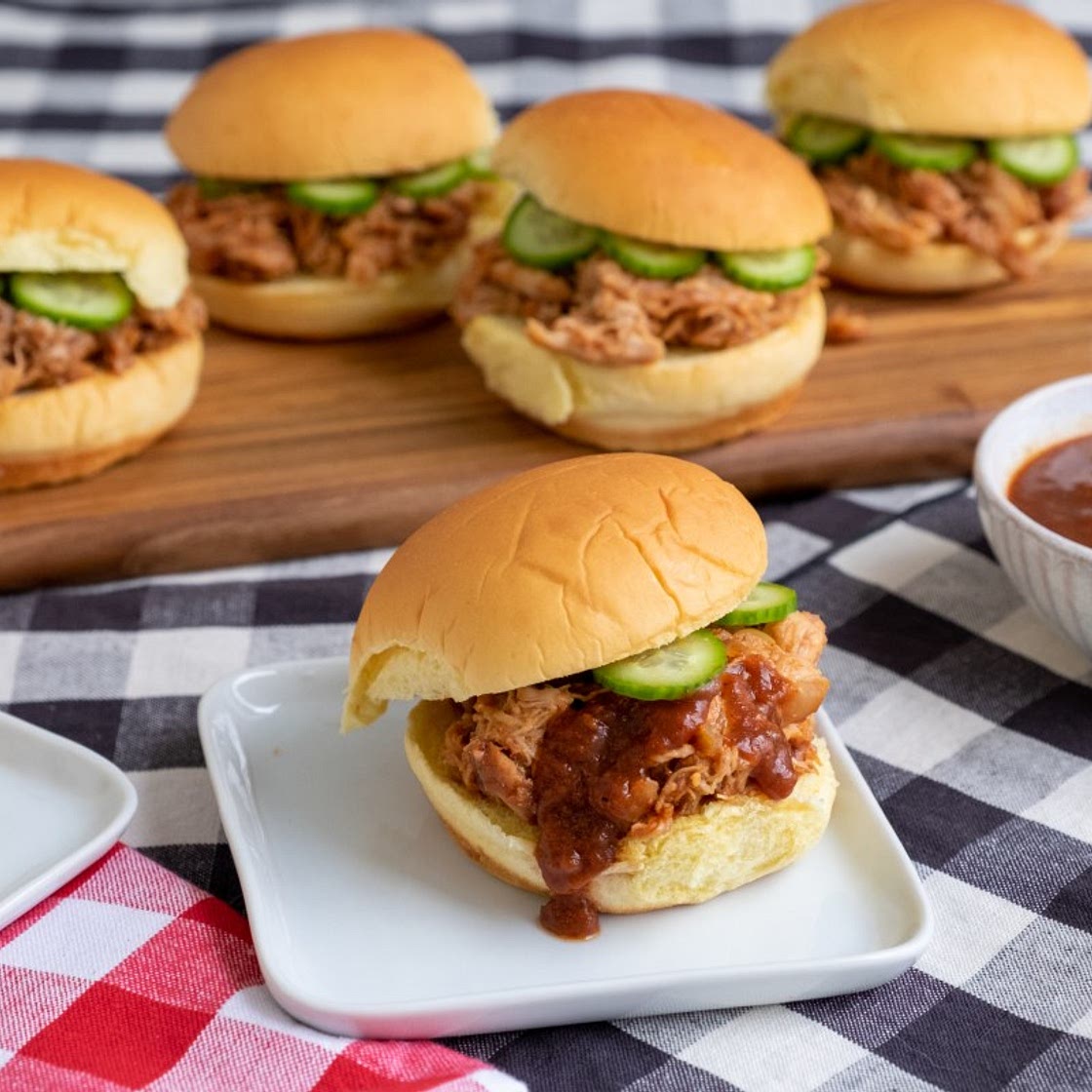 Pulled Chicken Sandwiches