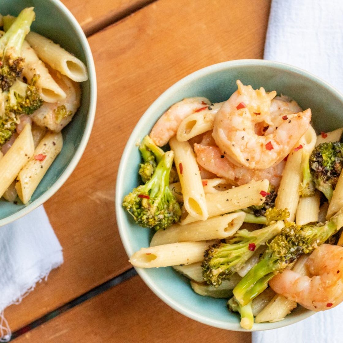Garlic Shrimp with Broccoli