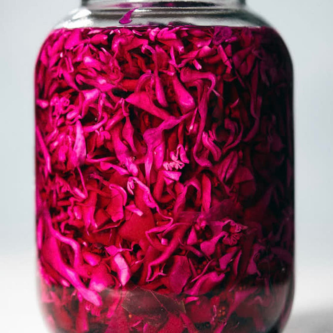 Pickled red cabbage