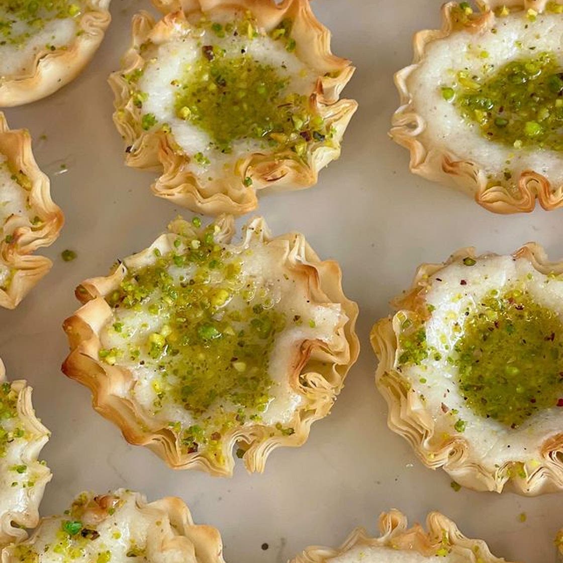 Ricotta Baklawa bites