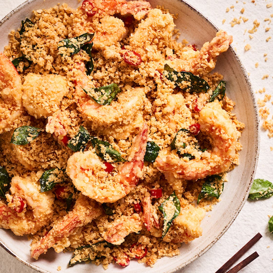 Singapore Cereal Prawns
