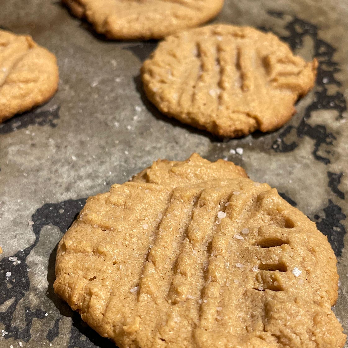 3-Ingredient Peanut Butter Cookies