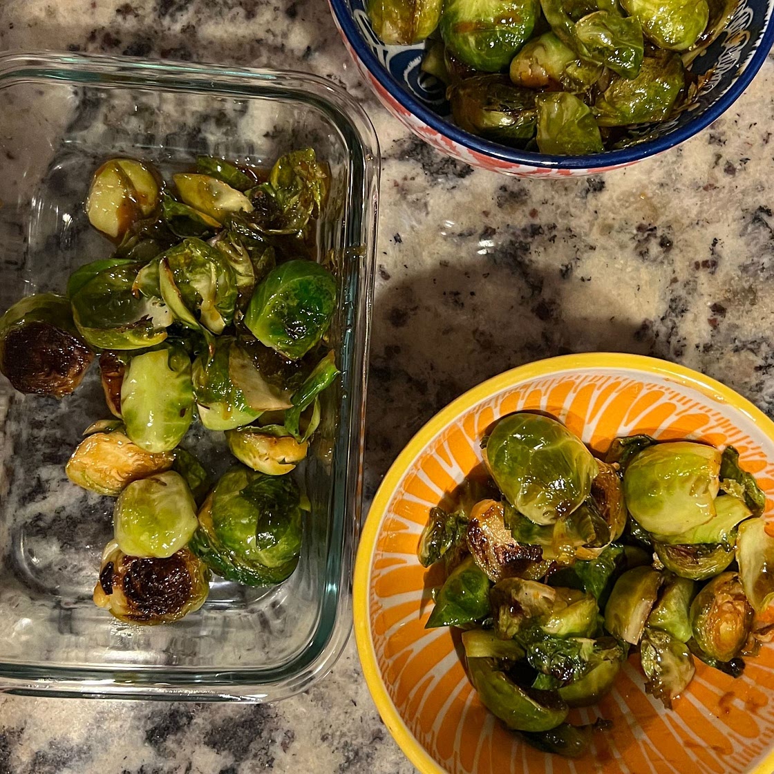 Honey Sriracha Brussels Sprouts