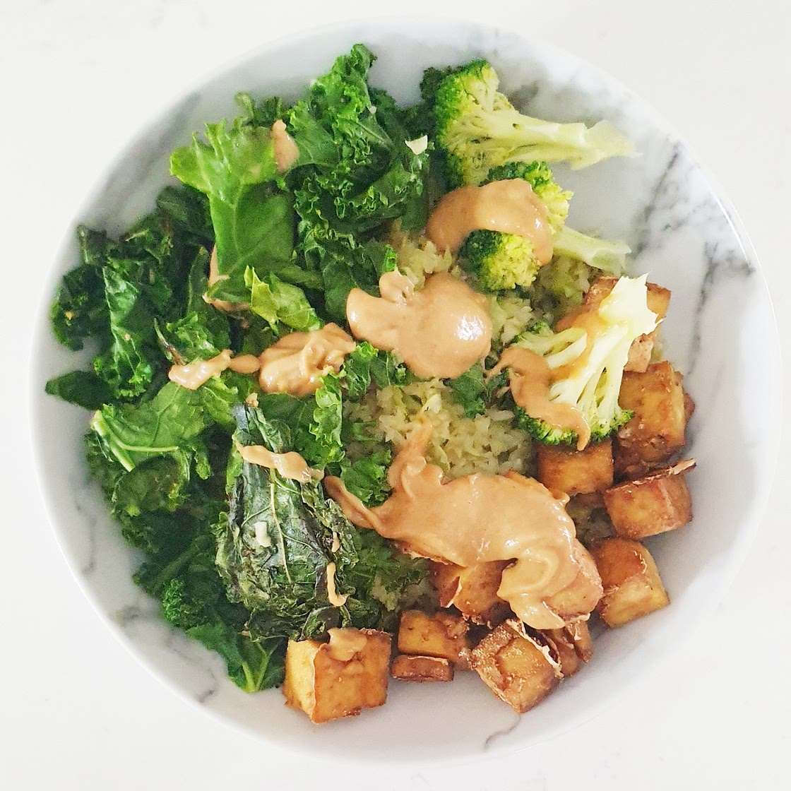 Low-Carb Vegan Dinner Bowl