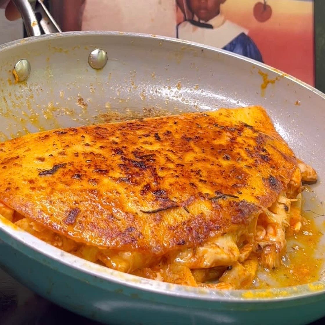 Buffalo chicken Quesadilla 