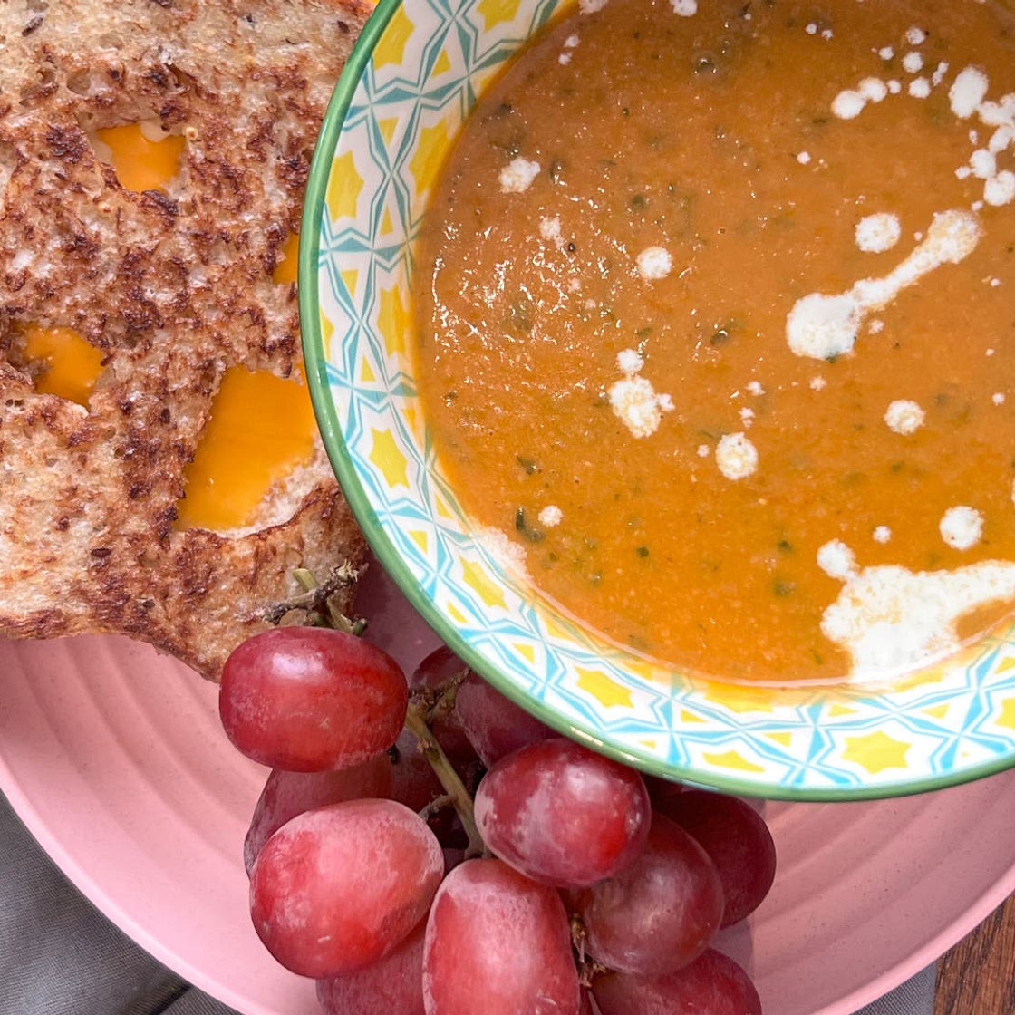 Instant Pot Tomato Lentil Soup