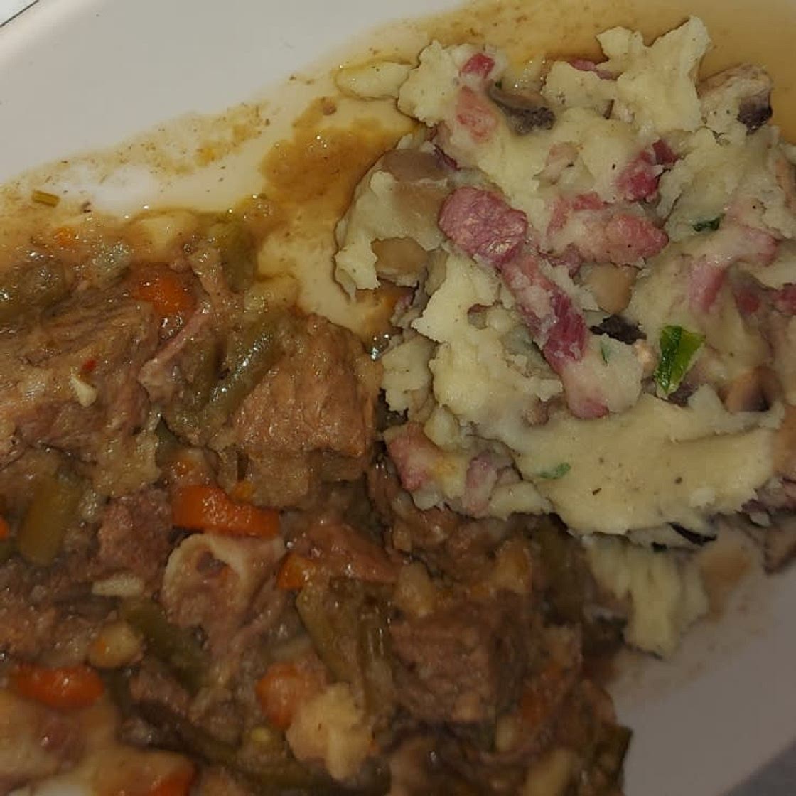 Kalfsstoof met aardappelpurree