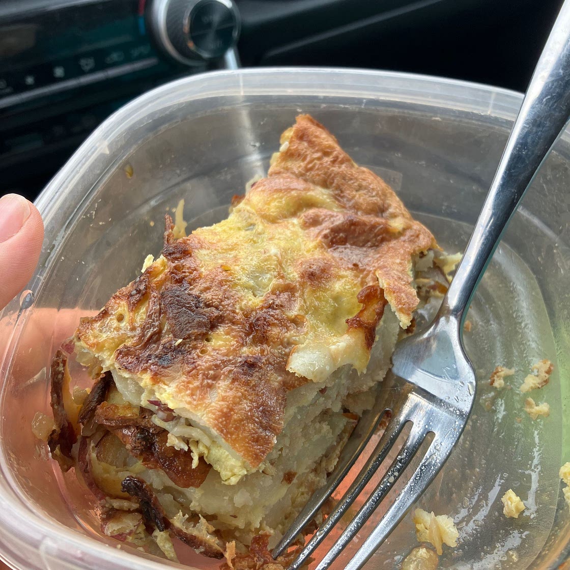 Authentic Tortilla Espanola - Spanish Potato Pie Recipe Card