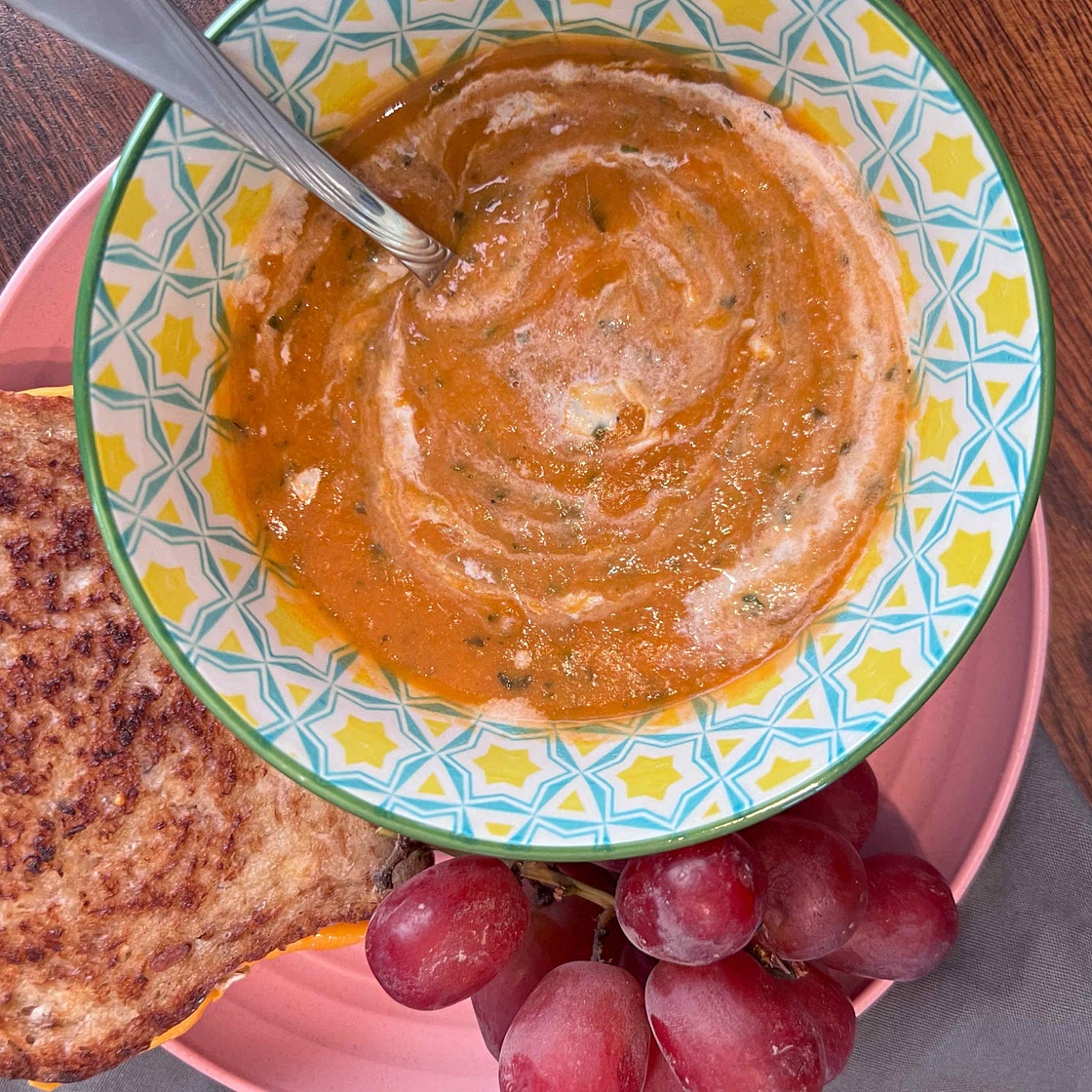 Tomato Lentil Soup - Instant Pot