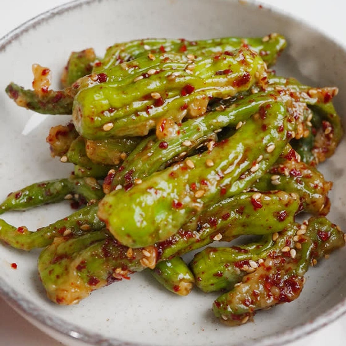Shishito Peppers Muchim