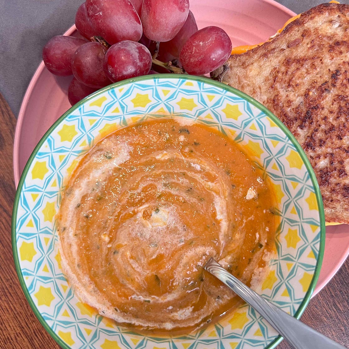 Lentil Tomato Soup - pressure cooker