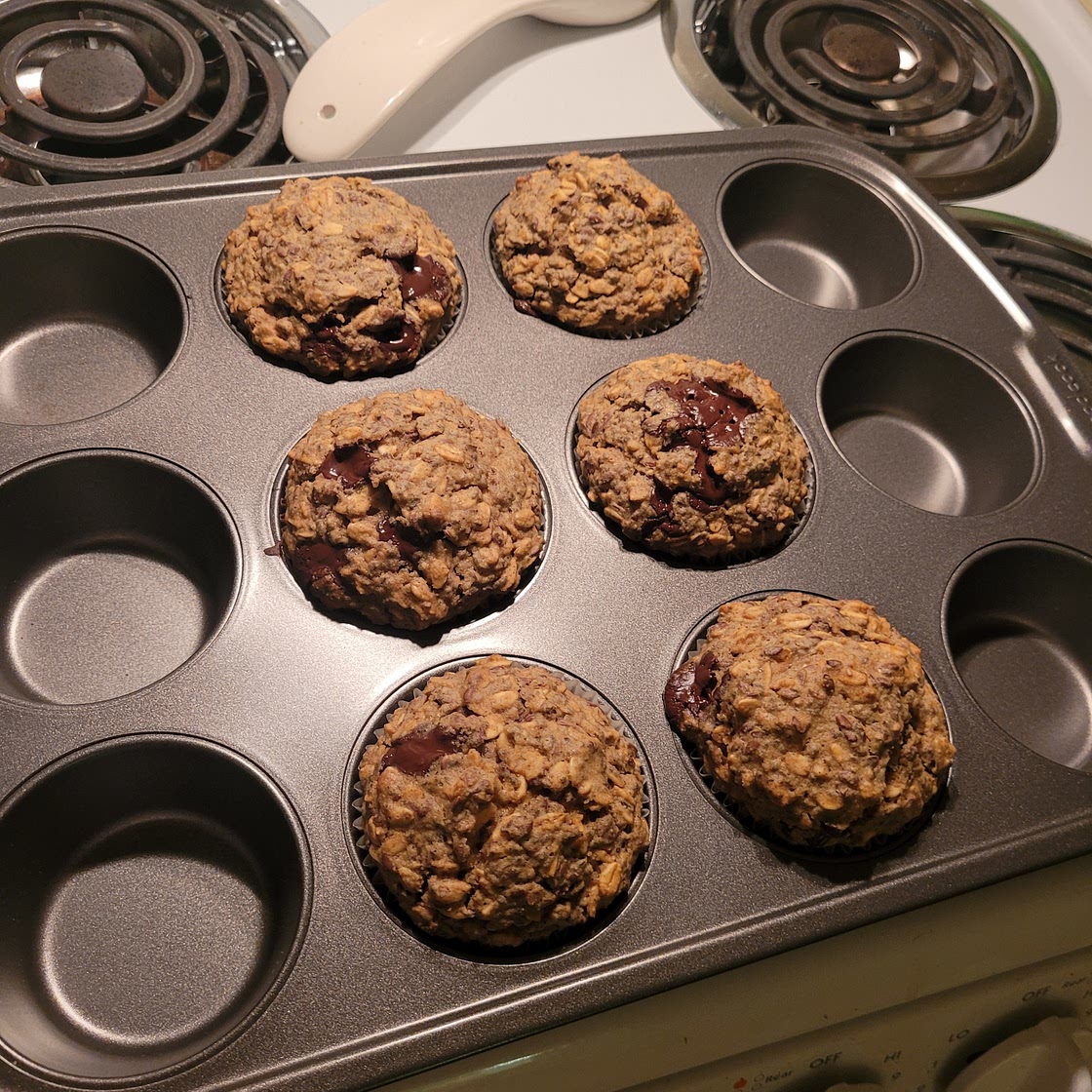 Seeded Oatmeal Muffins