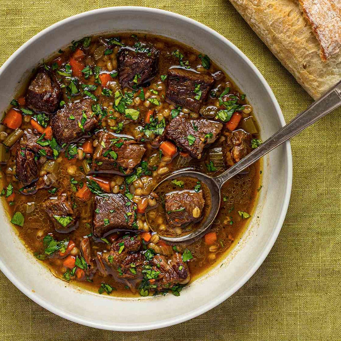Beef Barley Soup Recipe
